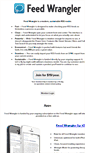 Mobile Screenshot of feedwrangler.net
